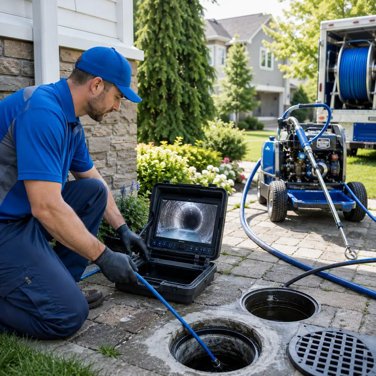 Outdoor drain cleaning professionals serving Marshall, VA